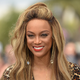 Tyra Banks visits ‘Extra’ at Universal Studios Hollywood on May 29, 2018 in Universal City, California.